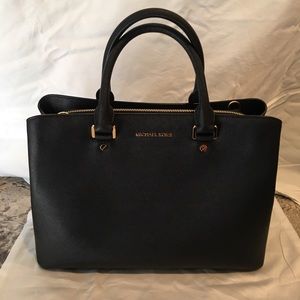 Authentic Michael Kors Black Satchel
